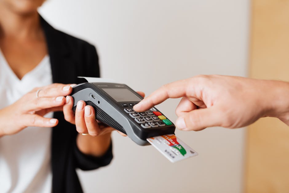 Bezahlen mit Kreditkarte
